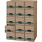 Bankers Box Stor/Drawer, Letter, 12-1/2"x23-1/4"x10-3/8", 6/CT, Kraft/GN PK FEL1231101 - alternate 3